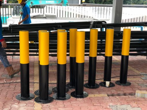 Steel bollard